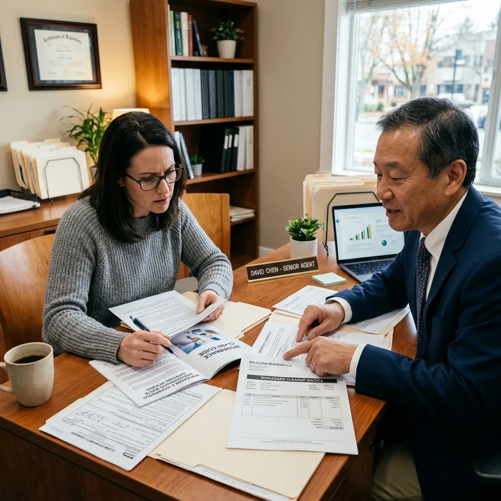 Insurance coverage guide for biohazard cleanup — understanding what your homeowner policy covers for professional biohazard remediation